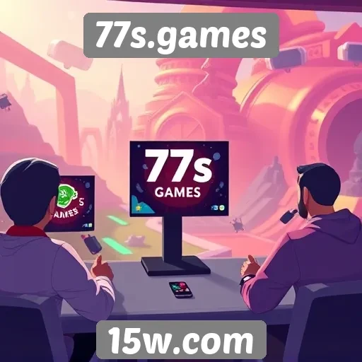 Explorando a interface do usuário do 77s.games