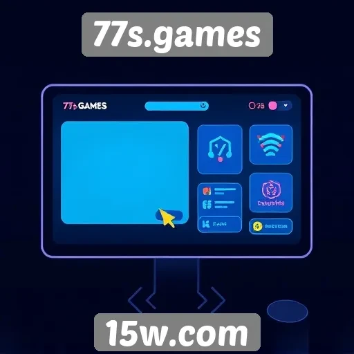 Análise da interface do usuário no 77s.games